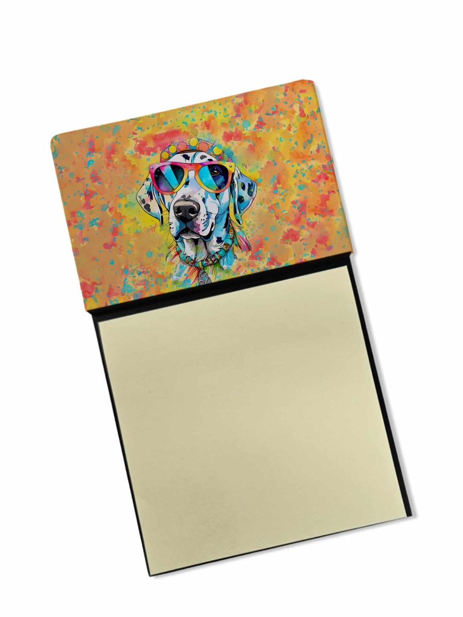 DAC2500SN 5.25 x 3.25 in. Dalmatian Hippie Dawg Sticky Note Holder