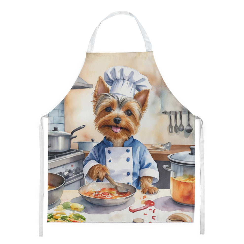 Picture of Carolines Treasures DAC6329APRON 30 x 27 in. Silky Terrier The Chef Apron