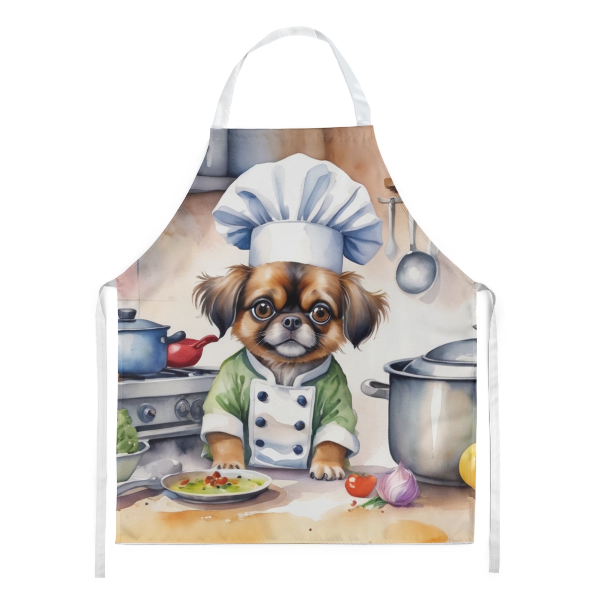 Picture of Carolines Treasures DAC6333APRON 30 x 27 in. Tibetan Spaniel The Chef Apron