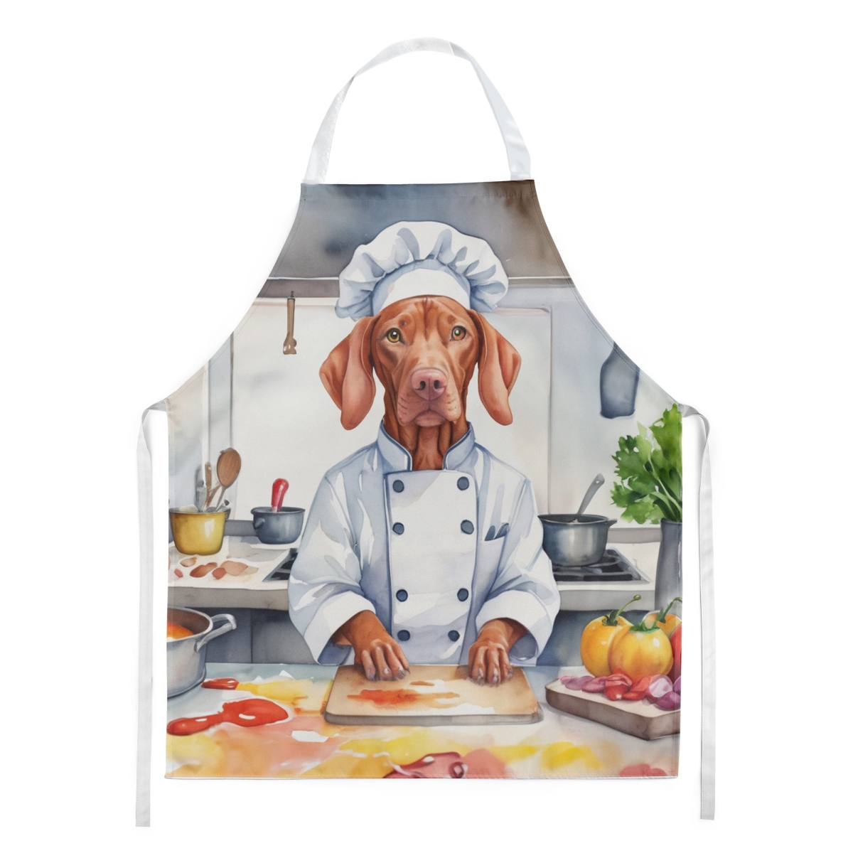 Picture of Carolines Treasures DAC6335APRON 30 x 27 in. Vizsla The Chef Apron