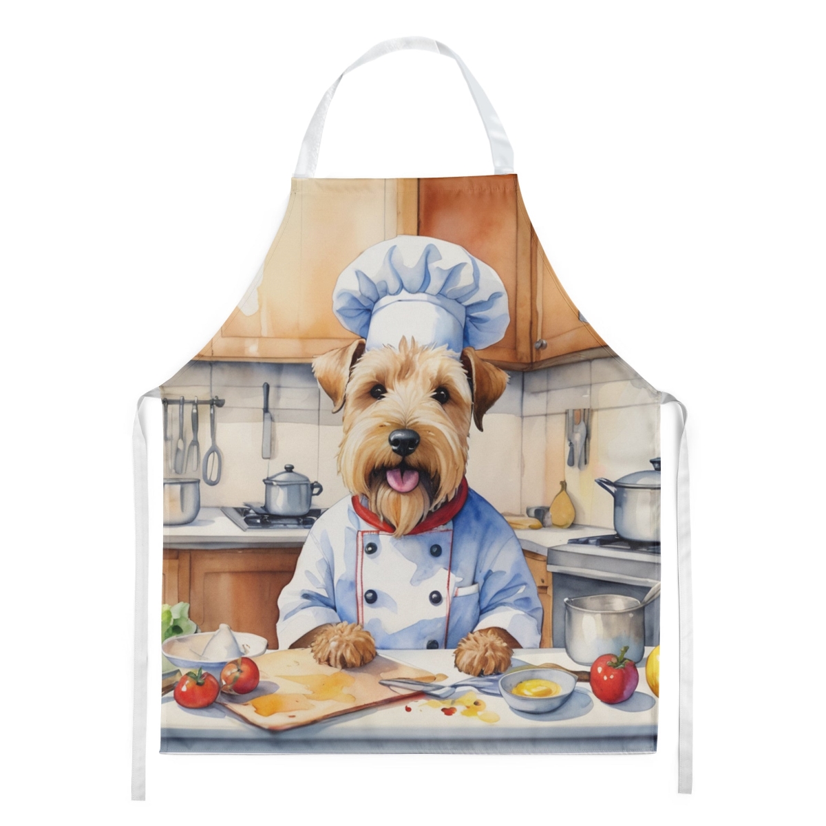 Picture of Carolines Treasures DAC6340APRON 30 x 27 in. Wheaten Terrier The Chef Apron
