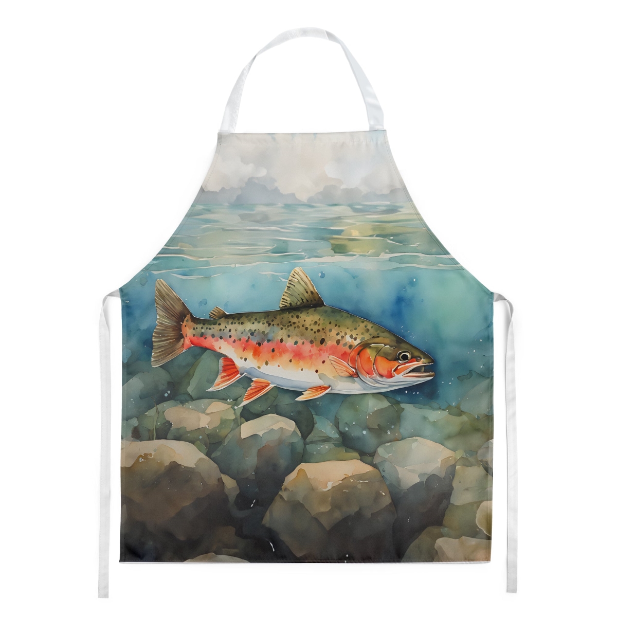 DAC2774APRON 30 x 27 in. Brook Trout Apron