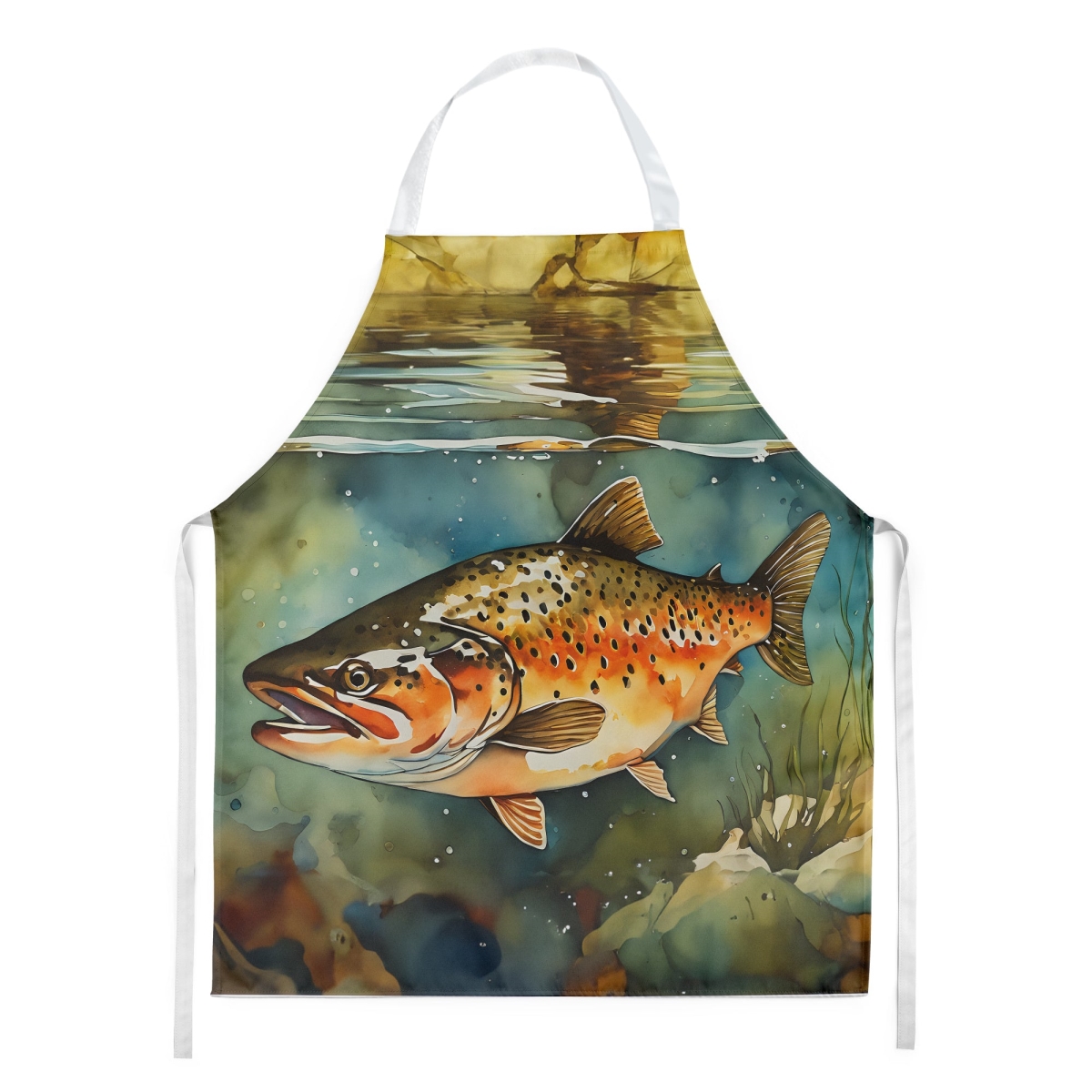 30 x 27 in. Brown Trout Apron