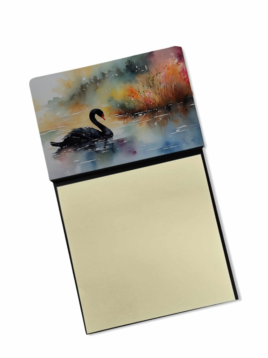 DAC3270SN 5.25 x 3.25 in. Black Swan Sticky Note Holder
