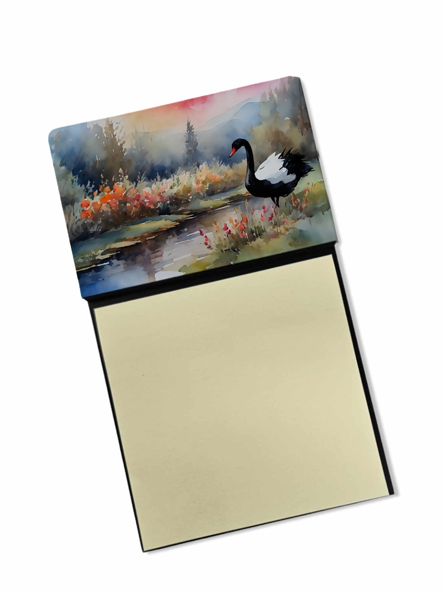 DAC3271SN 5.25 x 3.25 in. Black Swan Sticky Note Holder