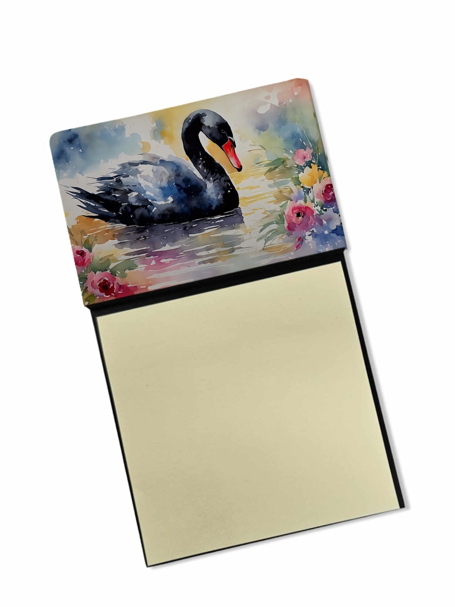 DAC3272SN 5.25 x 3.25 in. Black Swan Sticky Note Holder