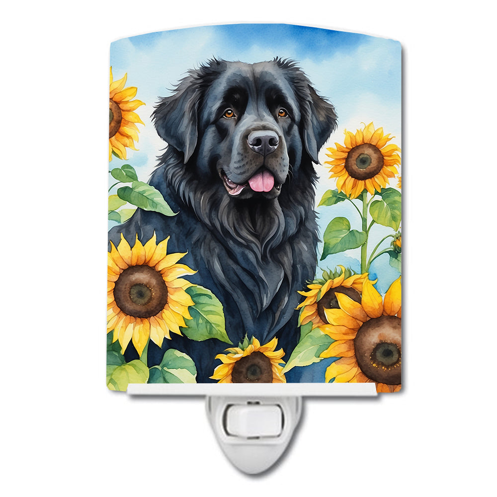 DAC6123CNL 6 x 4 in. foundland in Sunflowers Ceramic Night Light