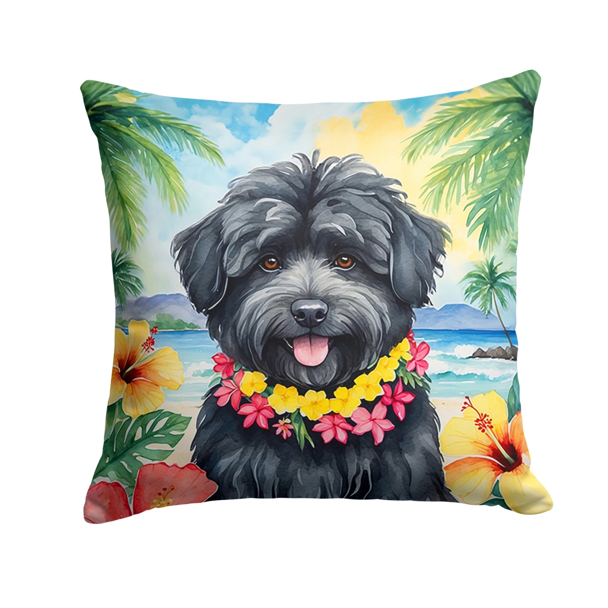 DAC6504PW1818 18 x 18 in. Puli Luau Throw Pillow
