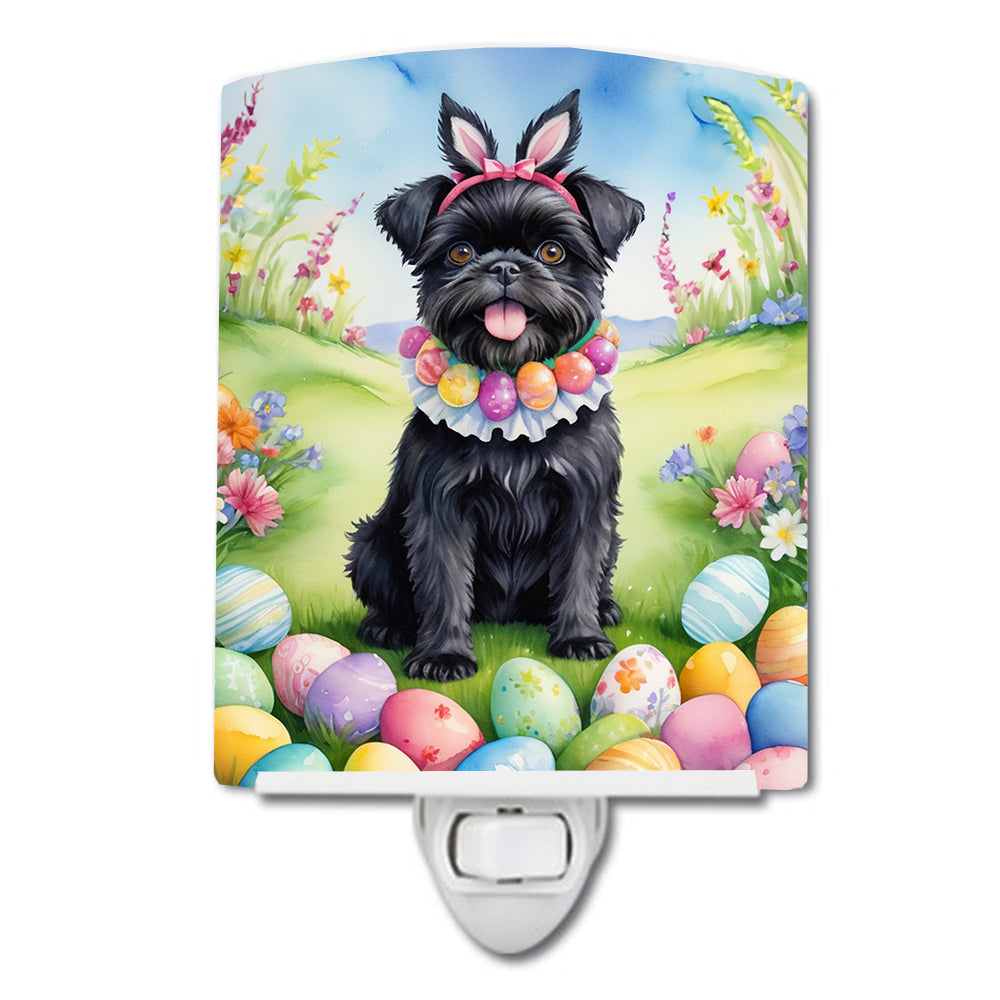 DAC4913CNL 6 x 4 in. Affenpinscher Easter Egg Hunt Ceramic Night Light