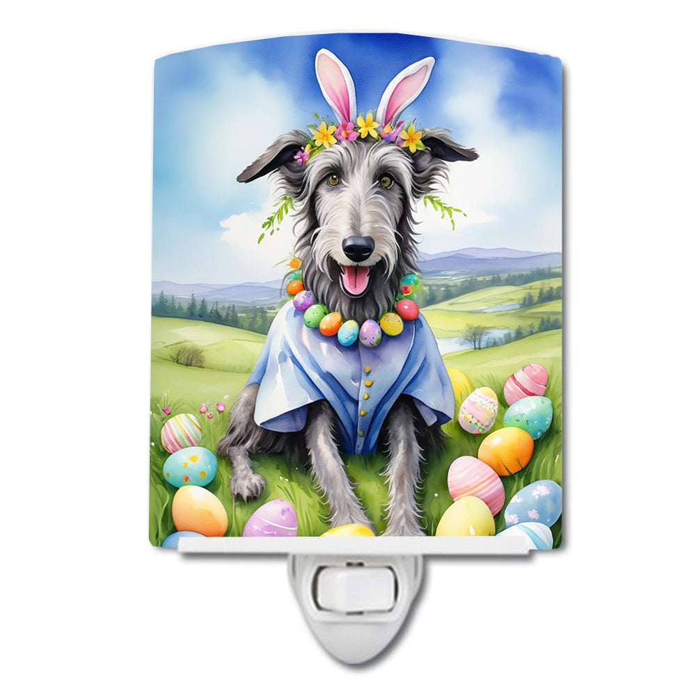 DAC5171CNL 6 x 4 in. Scottish Deerhound Easter Egg Hunt Ceramic Night Light