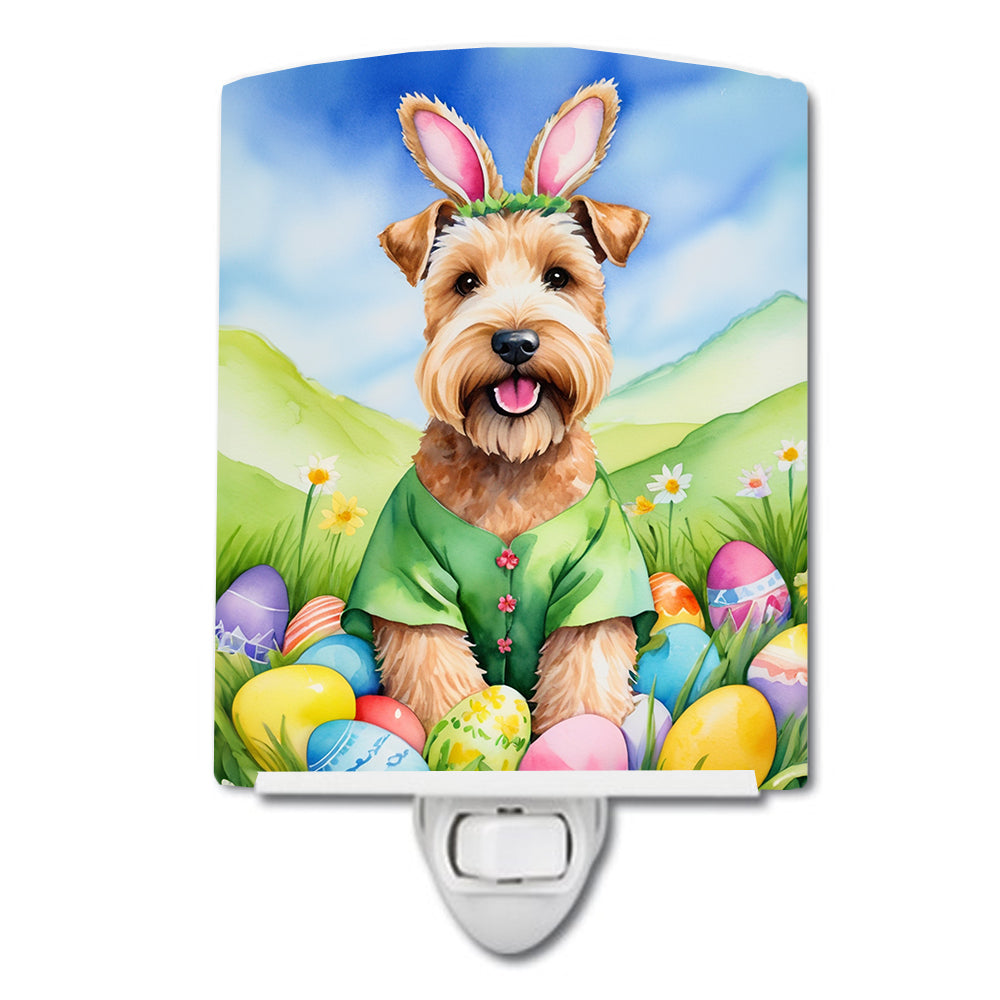 DAC5208CNL 6 x 4 in. Wheaten Terrier Easter Egg Hunt Ceramic Night Light
