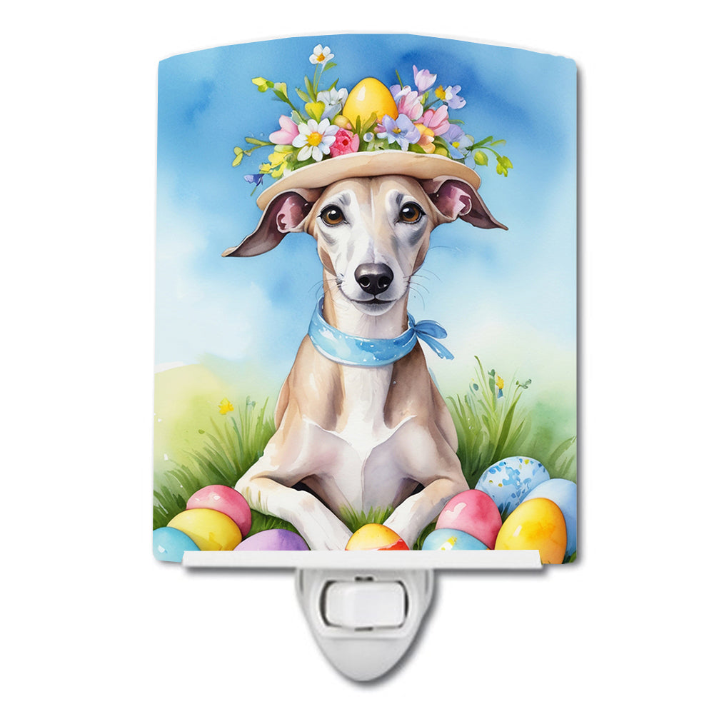 DAC5209CNL 6 x 4 in. Whippet Easter Egg Hunt Ceramic Night Light