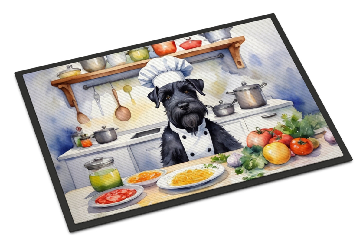 DAC6256JMAT 24 x 36 in. Giant Schnauzer The Chef Doormat