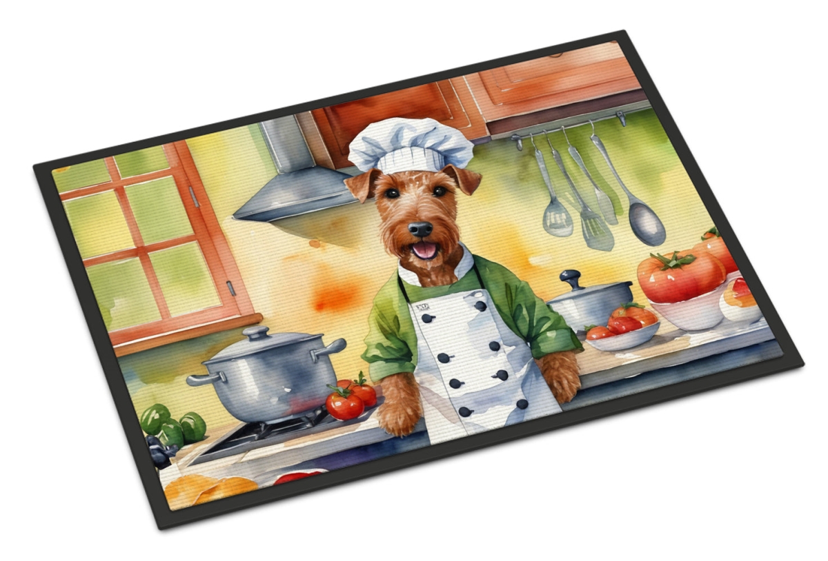 DAC6267JMAT 24 x 36 in. Irish Terrier The Chef Doormat