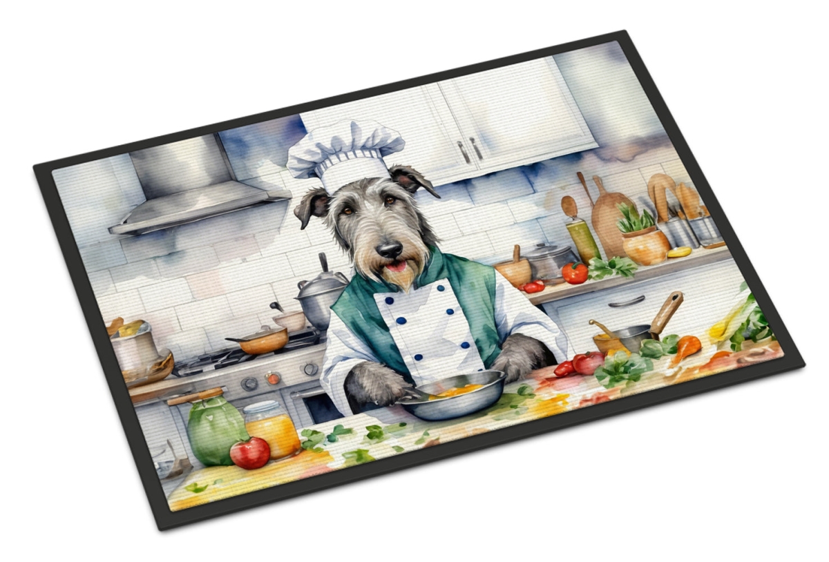 24 x 36 in. Irish Wolfhound The Chef Doormat