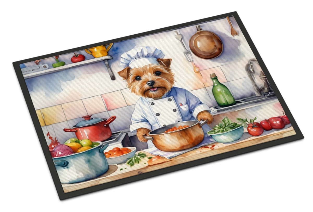 24 x 36 in. Norfolk Terrier The Chef Doormat