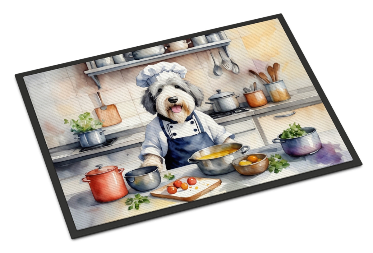 DAC6294JMAT 24 x 36 in. Old English Sheepdog The Chef Doormat