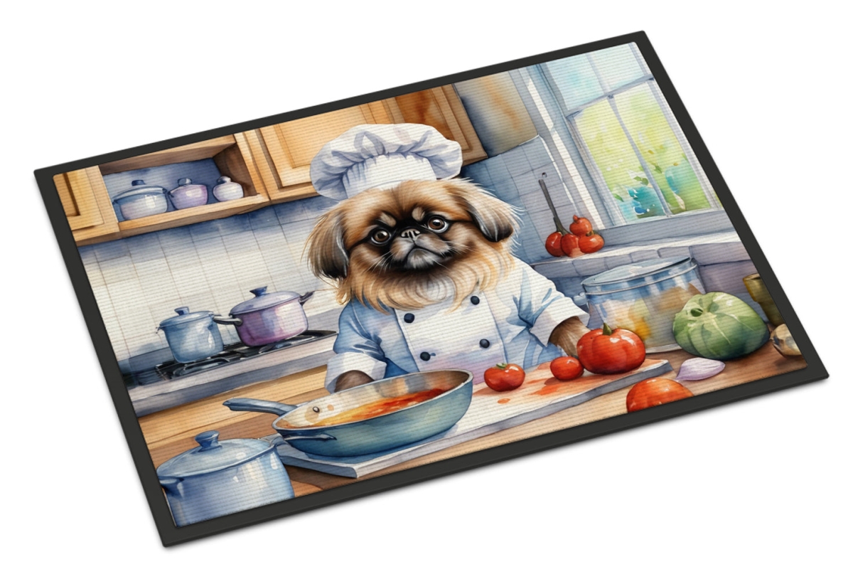DAC6297JMAT 24 x 36 in. Pekingese The Chef Doormat