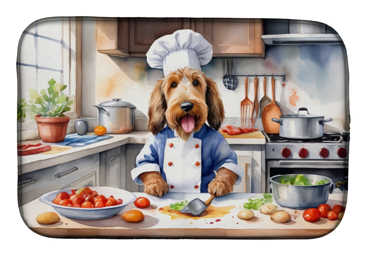 Picture of Carolines Treasures DAC6295DDM 21 x 14 in. Otterhound The Chef Dish Drying Mat