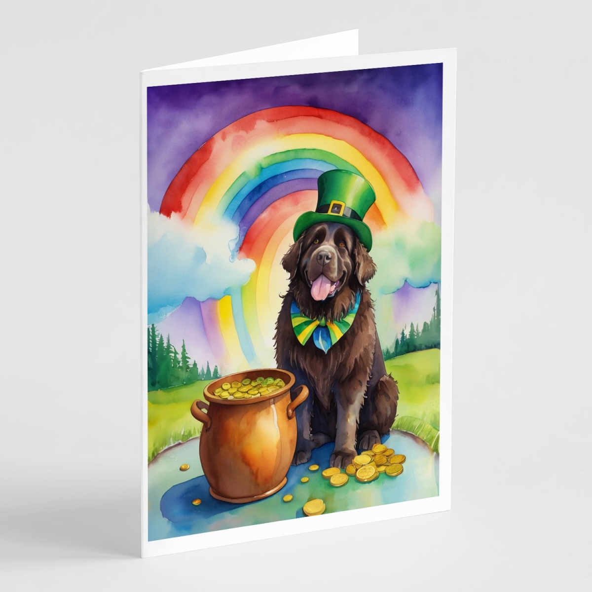 5 x 7 in. Foundland St Patricks Day Greeting Cards - Pack of 8