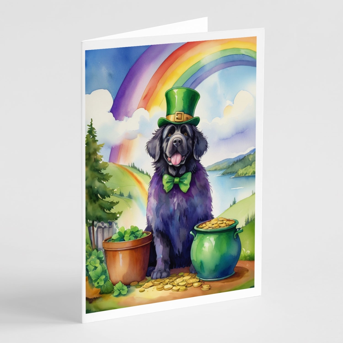 DAC5577GCA7P 5 x 7 in. Foundland St Patricks Day Greeting Cards - Pack of 8