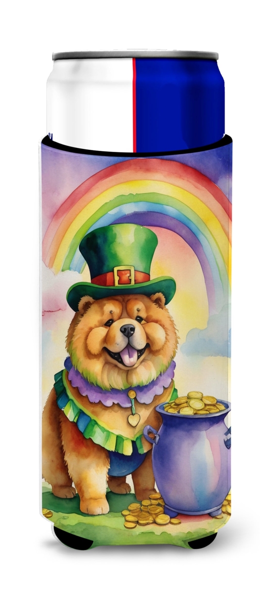 DAC5516MUK 12 oz Chow Chow St Patricks Day Hugger for Ultra Slim Cans