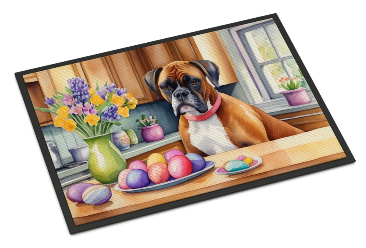 DAC6773JMAT 24 x 36 in. Decorating Easter Boxer Doormat
