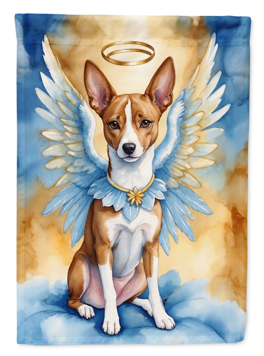 40 x 28 in. Basenji My Angel House Flag