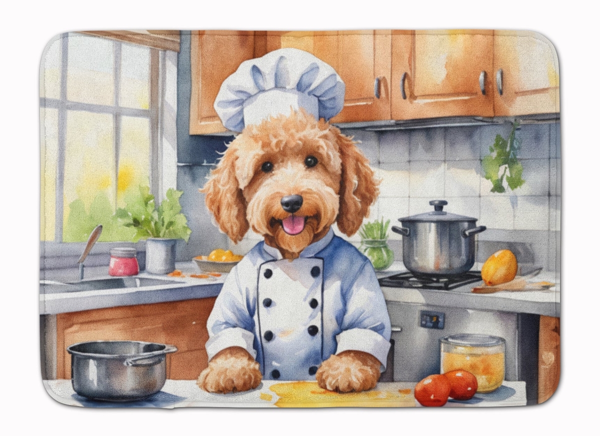 DAC6258RUG 19 x 27 in. Goldendoodle The Chef Memory Foam Kitchen Mat