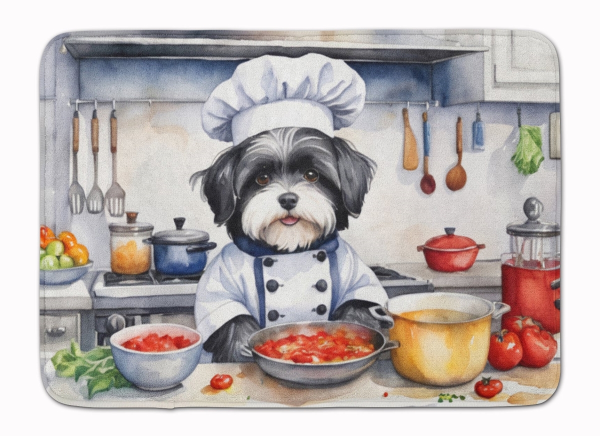 DAC6265RUG 19 x 27 in. Havanese The Chef Memory Foam Kitchen Mat