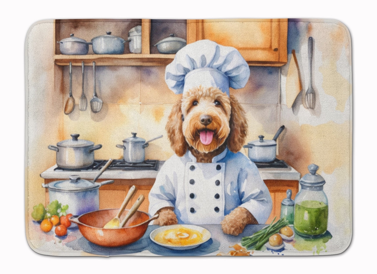 DAC6280RUG 19 x 27 in. Labradoodle The Chef Memory Foam Kitchen Mat
