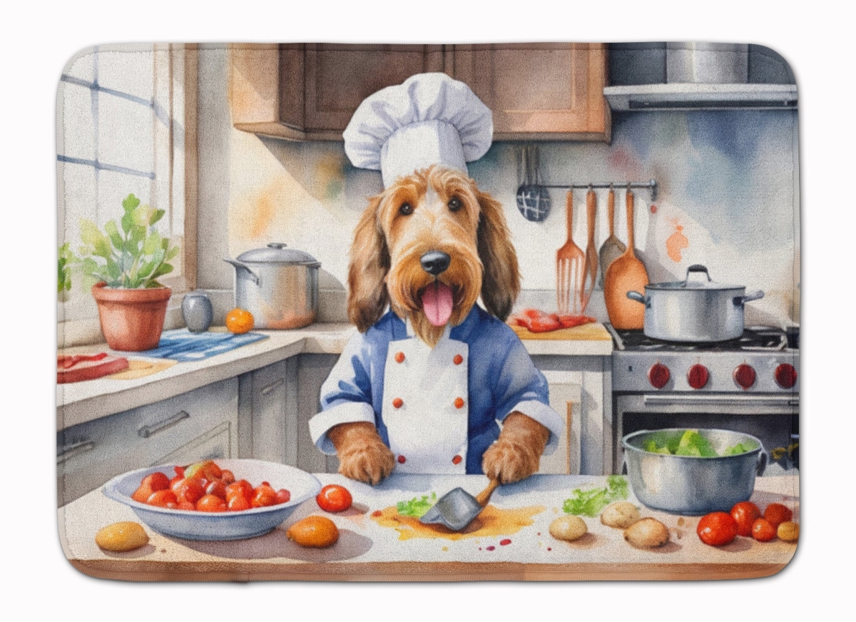 DAC6295RUG 19 x 27 in. Otterhound The Chef Memory Foam Kitchen Mat