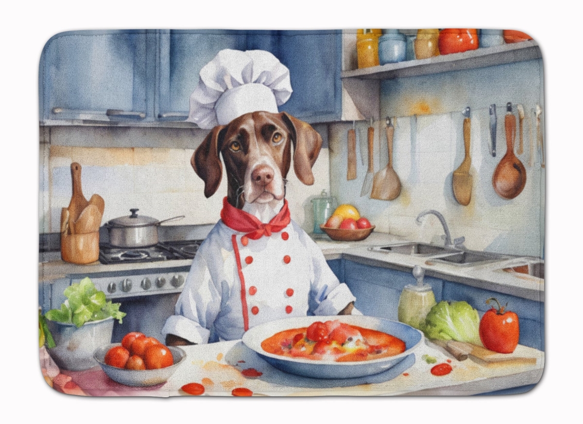 DAC6299RUG 19 x 27 in. Pointer The Chef Memory Foam Kitchen Mat