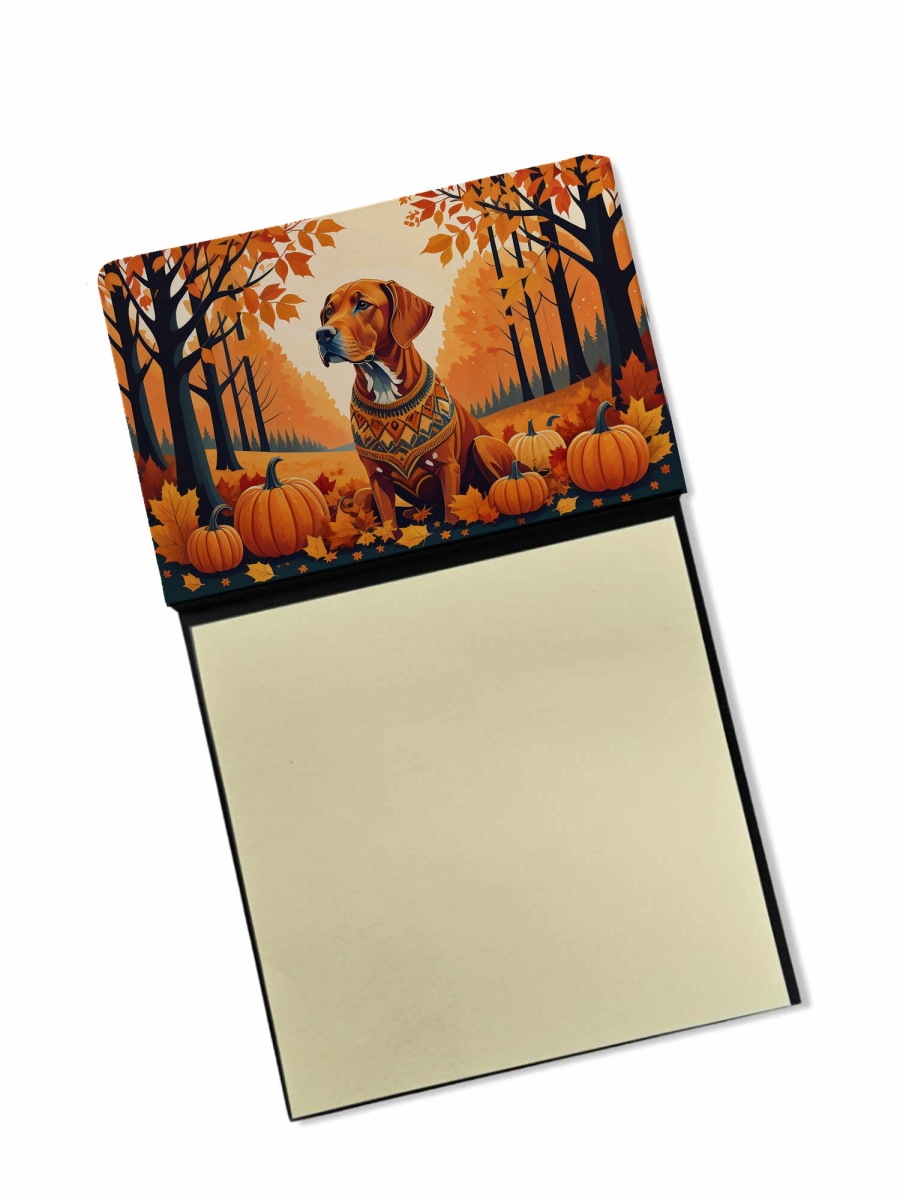 DAC1077SN 5.25 x 3.25 in. Vizsla Fall Sticky Note Holder