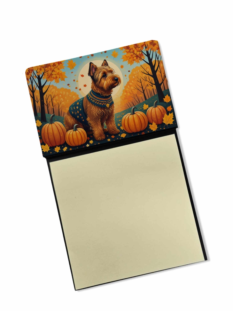 DAC1079SN 5.25 x 3.25 in. Welsh Terrier Fall Sticky Note Holder