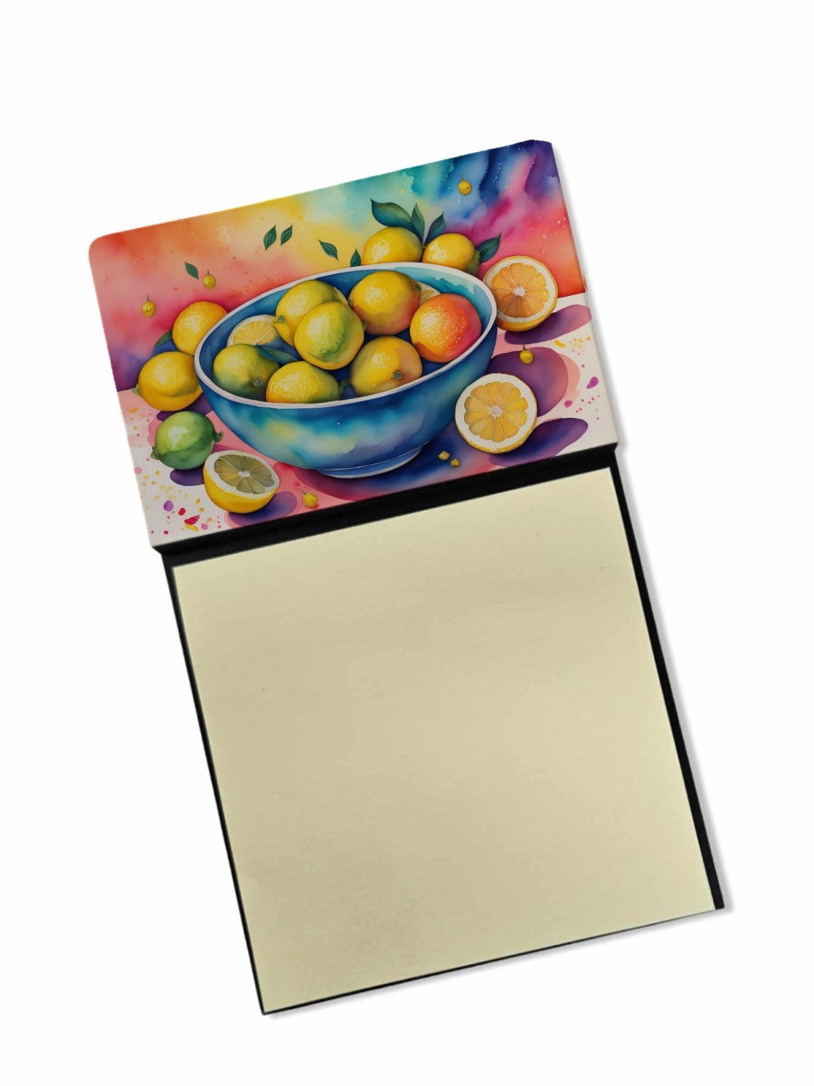 DAC1852SN 5.25 x 3.25 in. Colorful Lemons Sticky Note Holder