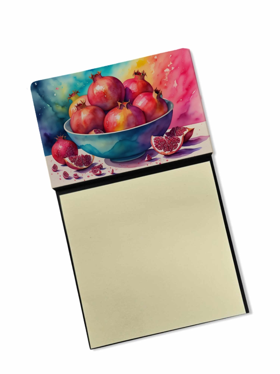 DAC1861SN 5.25 x 3.25 in. Colorful Pomegranates Sticky Note Holder