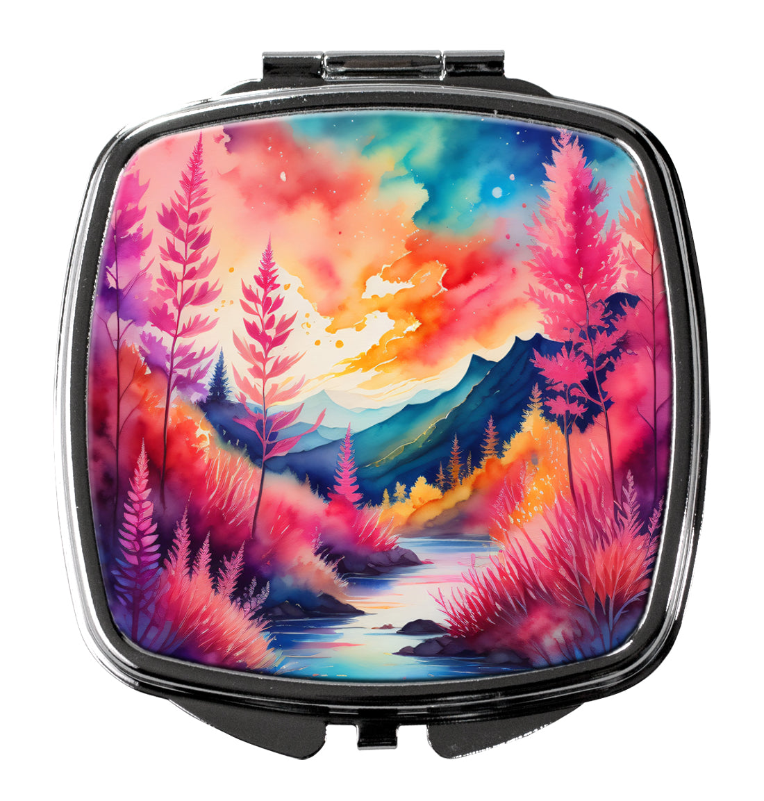 DAC1926SCM 3 x 2.75 in. Colorful Astilbe Compact Mirror