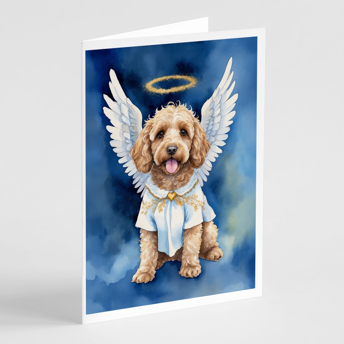 DAC6978GCA7P 5 x 7 in. Cockapoo My Angel Greeting Cards - Pack of 8