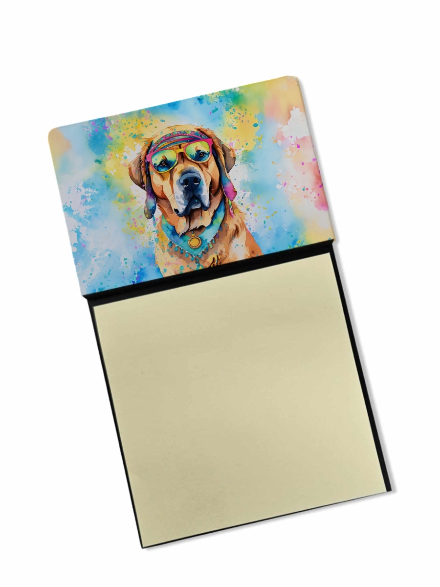 DAC2532SN 5.25 x 3.25 in. Mastiff Hippie Dawg Sticky Note Holder