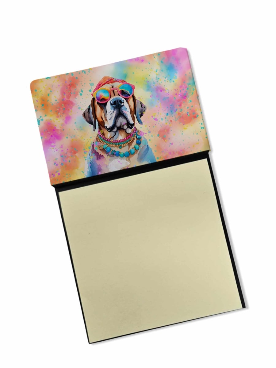 DAC2533SN 5.25 x 3.25 in. Mastiff Hippie Dawg Sticky Note Holder