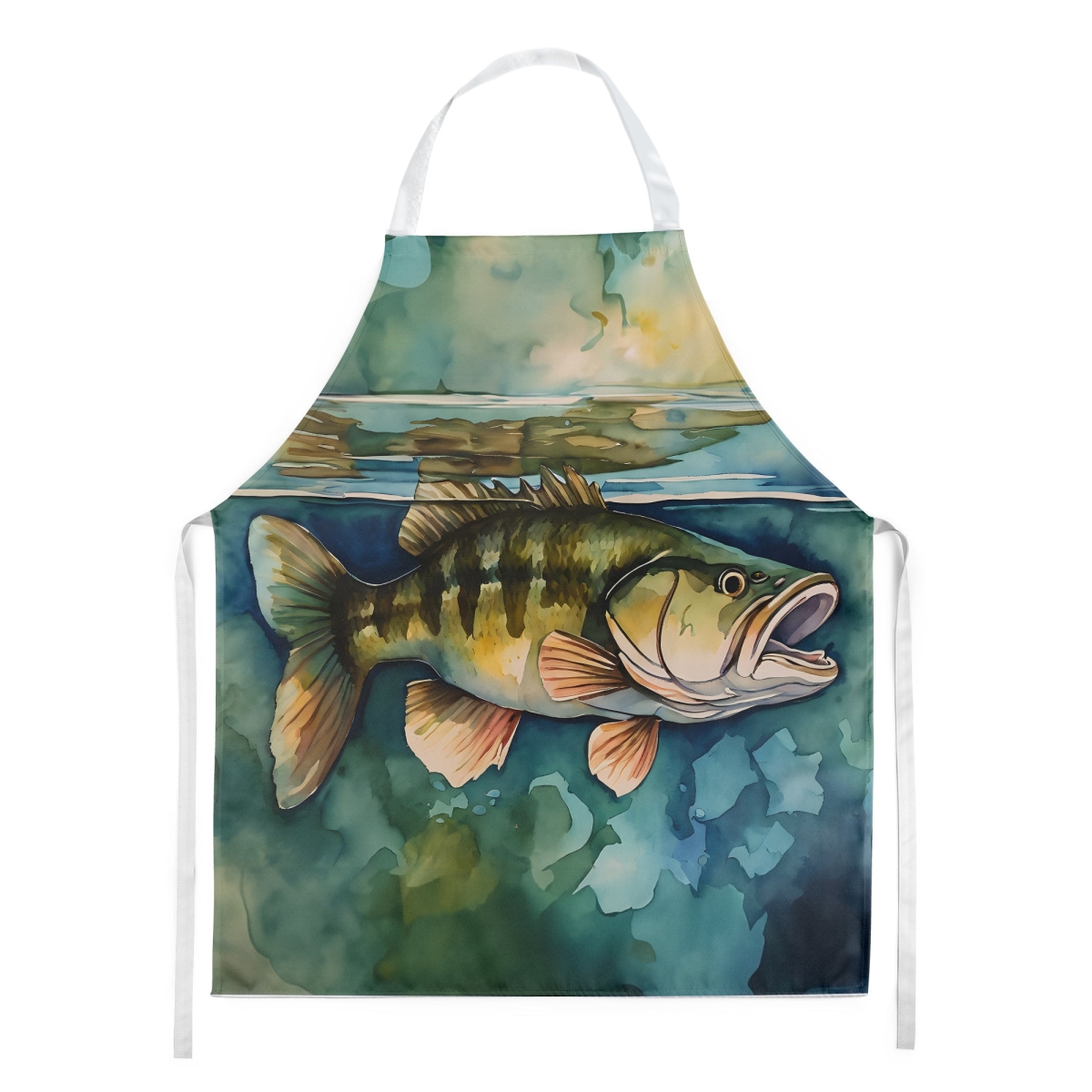 Picture of Carolines Treasures DAC2828APRON 30 x 27 in. Smallmouth Bass Apron