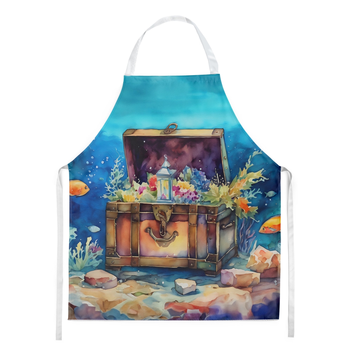 Picture of Carolines Treasures DAC2835APRON 30 x 27 in. Treasure Chest Apron