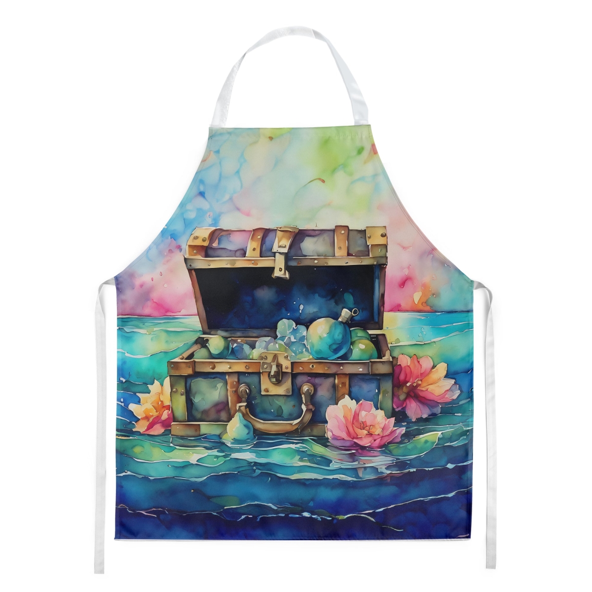 Picture of Carolines Treasures DAC2836APRON 30 x 27 in. Treasure Chest Apron
