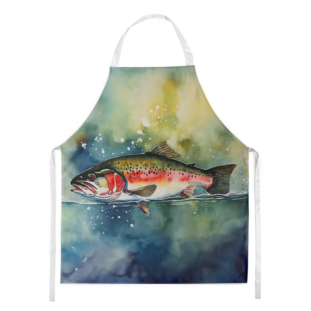 Picture of Carolines Treasures DAC2841APRON 30 x 27 in. Trout Apron