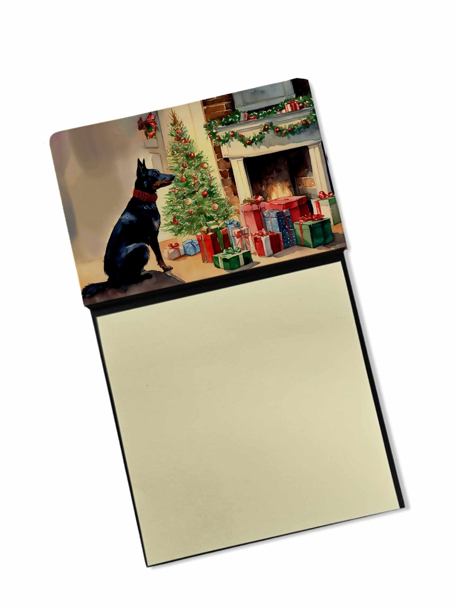 DAC2599SN 5.25 x 3.25 in. Australian Kelpie Cozy Christmas Sticky Note Holder