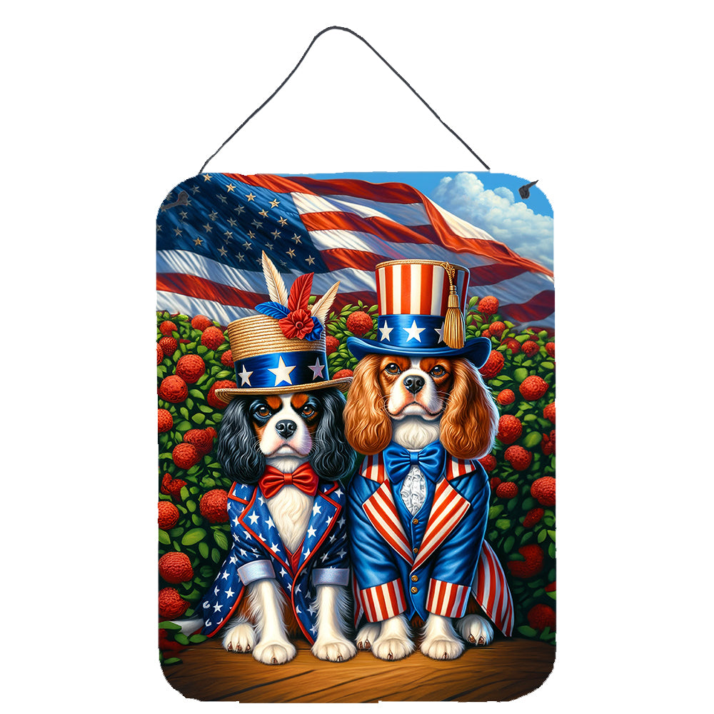 16 x 12 in. All American Cavalier Spaniel Wall or Door Hanging Prints