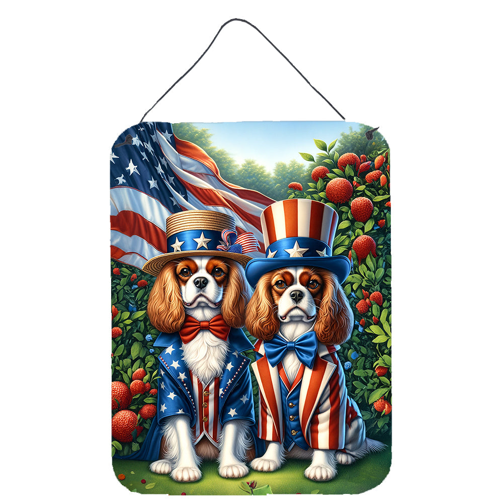 16 x 12 in. All American Cavalier Spaniel Wall or Door Hanging Prints