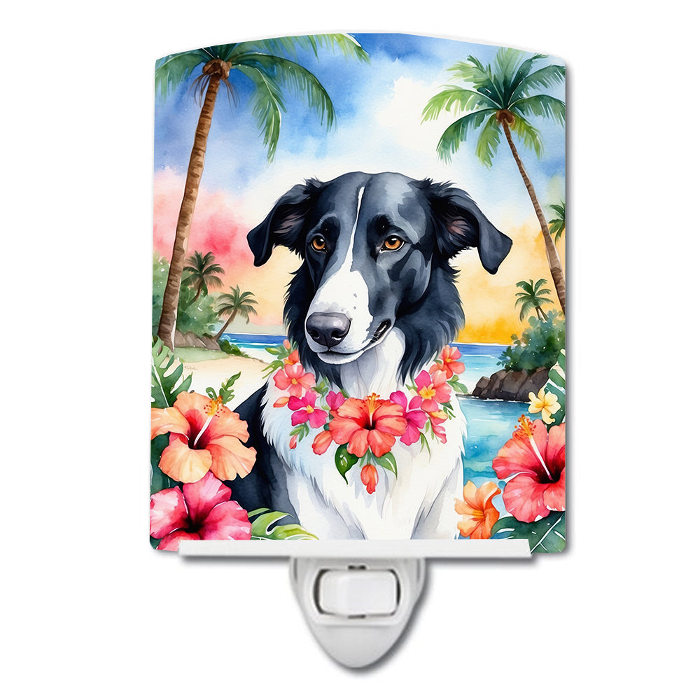 DAC6379CNL 6 x 4 in. Borzoi Luau Ceramic Night Light