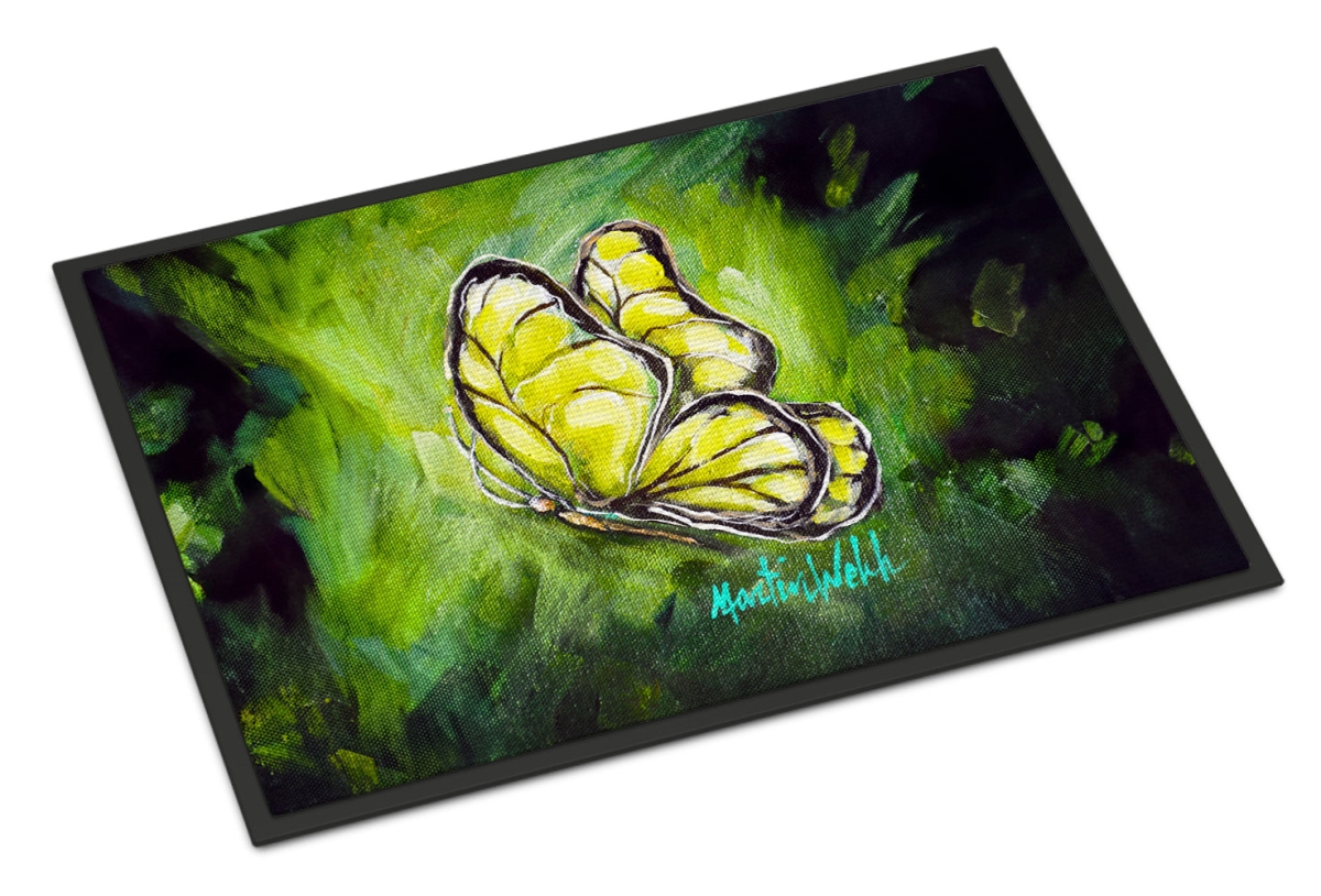 MW2071JMAT 24 x 36 in. Glover Fly Sage Butterfly Doormat